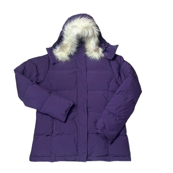L.L. Bean Women's Ultrawarm Down Jacket In Purple Size S - Picture 4 of 9